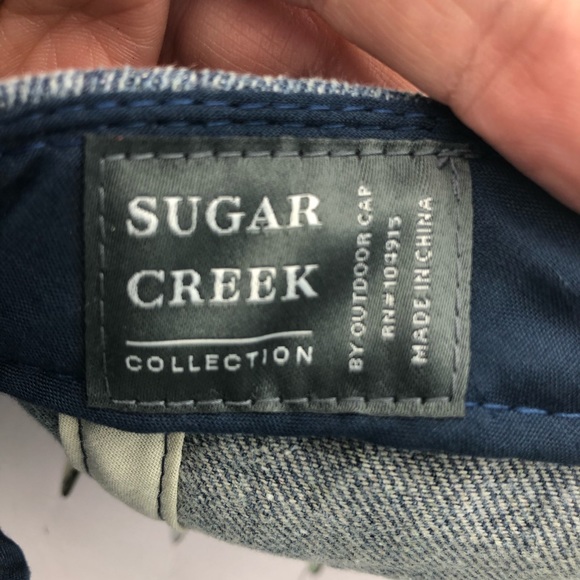 SUGAR CREEK Green Patch & White Lace on Blue Jean - Picture 5 of 7